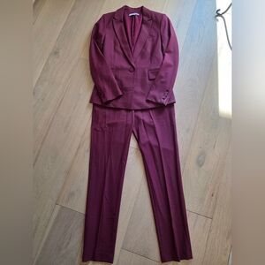 ANTONIO MELANI Maroon Tailored Suit